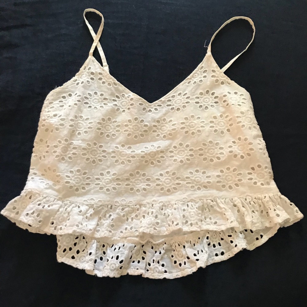 White Crop Top